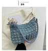 Soft fresh shoulder bag, underarm bag, fashionable one-shoulder bag, Korean style