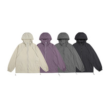 儒孟日系插肩袖UPF50+防紫外线皮肤衣男女中性户外连帽防晒服套装
