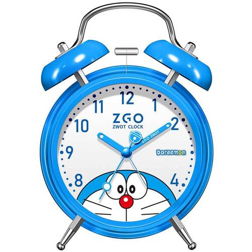 ZGO Zhenggang Doraemon small alarm clock for students special wake-up artifact for children boys and girls clock powerful wake-up call