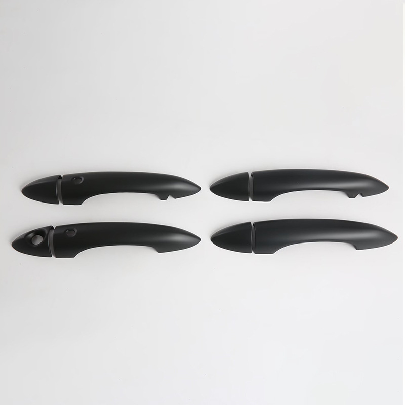 Suitable for Alfa Romeo Door Handle Exterior Car Decoration Accessories in Glossy Black Electroplating