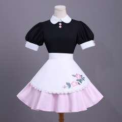 てんとう虫レディコス ミラクルガール シーズン3 メイド服 コスプレ マリーナ 黒ショートスカート コス服