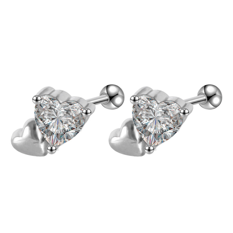 2022 New High-Grade Ear Bone Stud Micro-Set Earrings Ins Internet Celebrity Versatile Exquisite Earrings Wholesale detail image 19