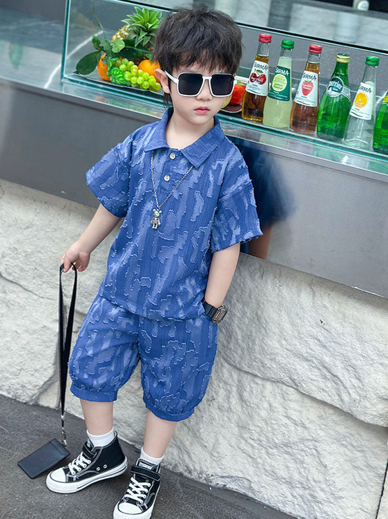 Conjunto de Verano para Niños 8079, Estilo 2026, Conjunto de Dos Piezas Elegante para Niños, Ropa de Verano Informal y Ligera para Bebés, Tendencia