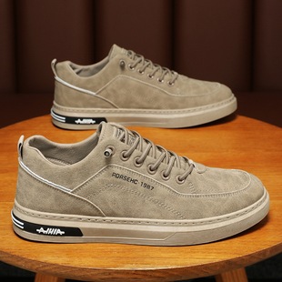 Spring Men's Shoes New breathable construction site work labor protection shoes men's trendy all-matching sneaker casual shoes board shoes men