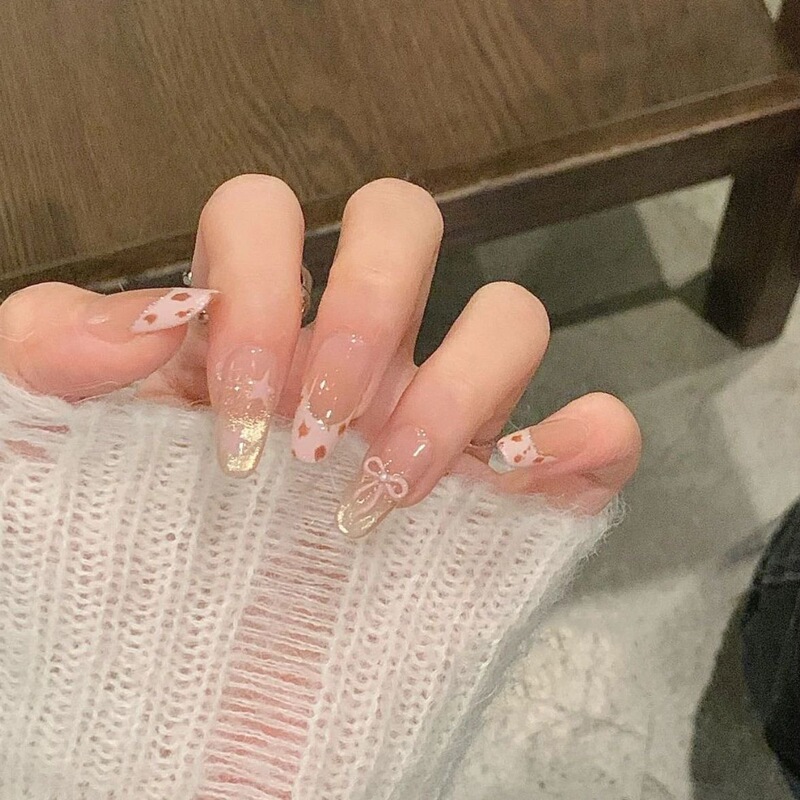 新款儿童穿戴甲卡通可爱小女孩美乐蒂学生美甲女童礼物可拆卸|undefined