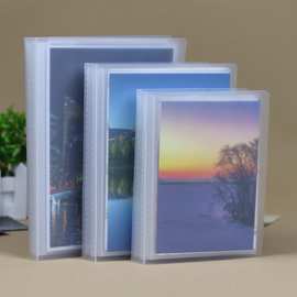 简约相册生写册影集4 5 6 8 9寸大7过塑照片明信片收纳卡片收藏册