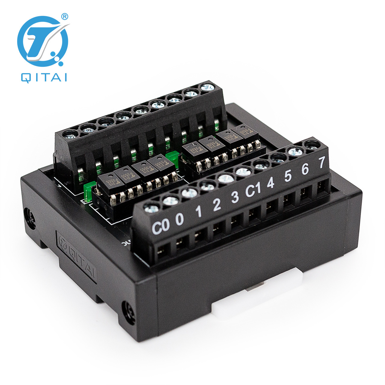 QMY307端子台继电器4位一个公共点光耦型高速固态继电器模块模组
