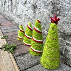 ミニクリスマスツリークロスボーダークリスマスクリスマスクリスマスクリスマステーブル棚シーンアレンジ装飾品トレイ置物
