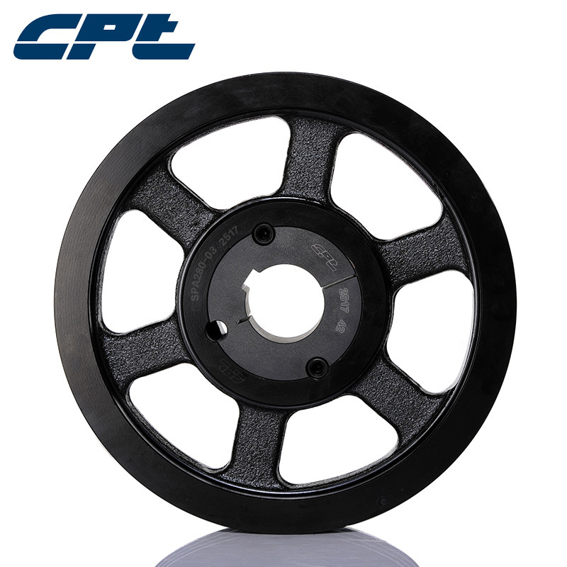 CPT欧标锥套皮带轮SPA280-03配2517锥套三槽皮带轮a型铸铁皮带盘