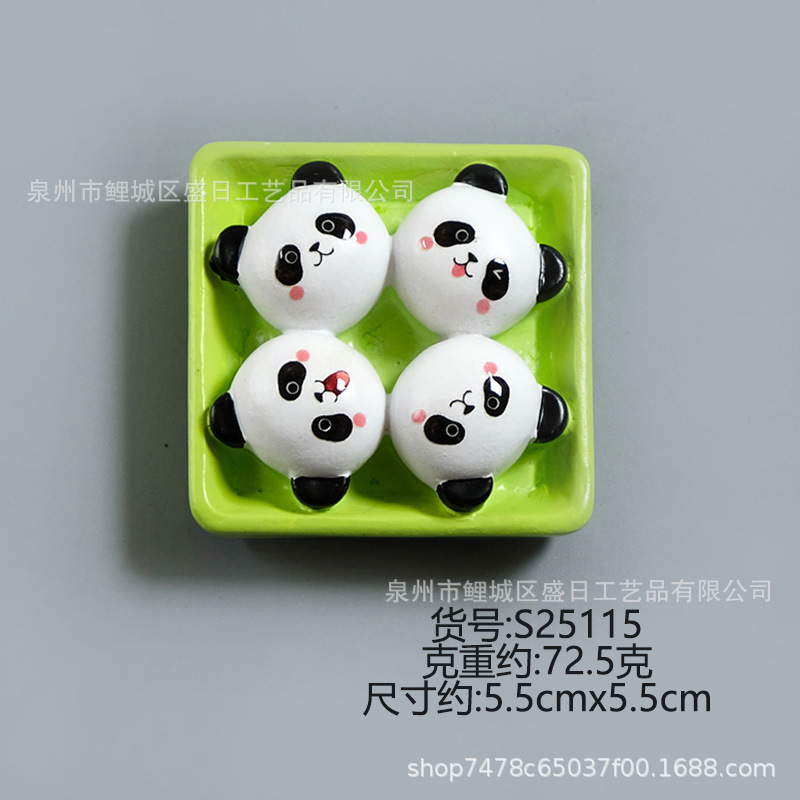 新款创意仿真食玩树脂冰箱贴3D卡通小猫系列磁性贴厂家批发|undefined