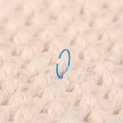 Factory Wholesale European and American Non-Piercing U-Shaped Nose Stud Set Personalized Stainless Steel Nose Decorative Accessories Cross-Border Nose Ring