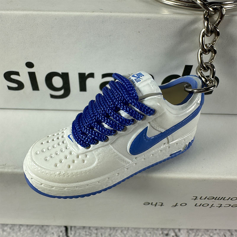 23.af1ow white and blue