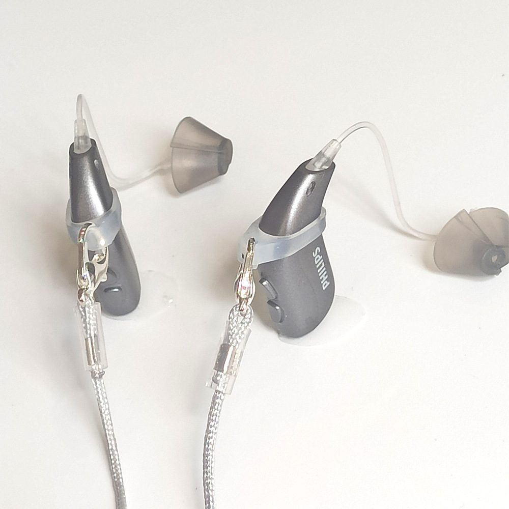 audífono anti-caída de la cuerda para ancianos audífono anti-caída de la cuerda especial para niños audífonos protectores de fijación clips