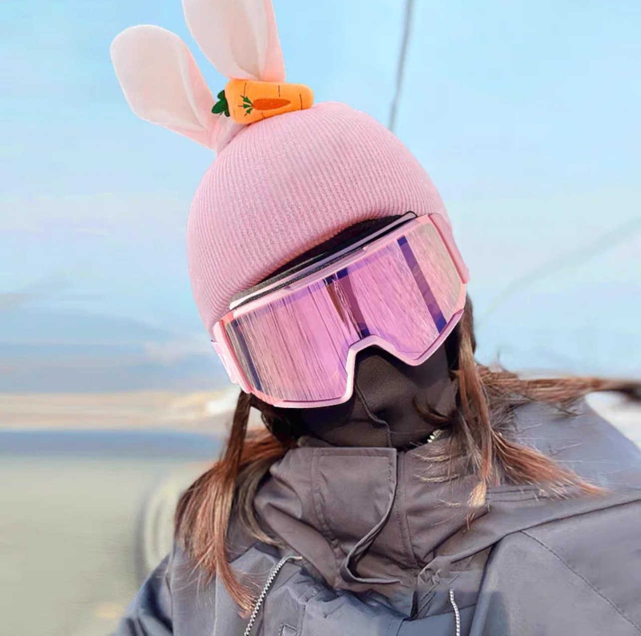 Ski warme Helmabdeckung für Damen und Herren, Skihelm-Abdeckungen, Dekor, Snowboard, waschbar, Outdoor-Sport, niedliches gestricktes Helm-Zubehör – Detail 10