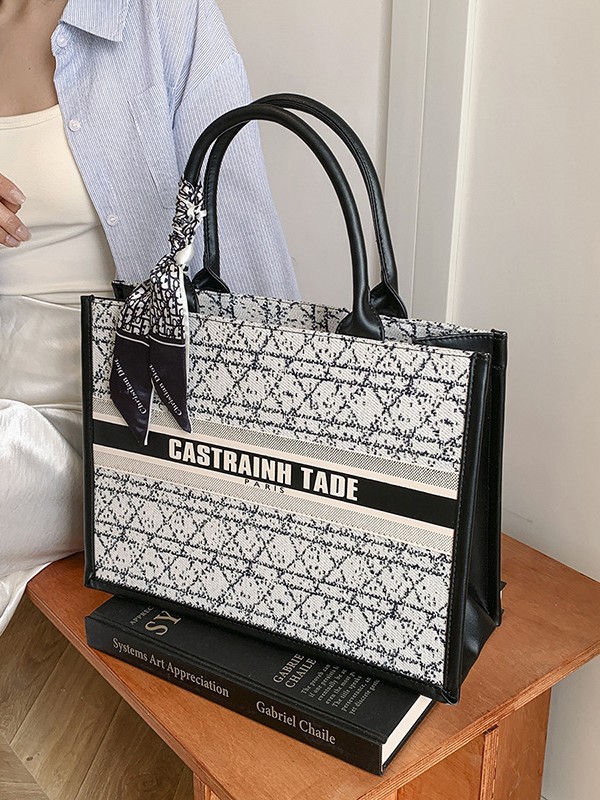 Bolsos de celebridades de Internet para damas 2025 nuevo bolso portátil de moda Bolso de compras de gran capacidad para viajes diarios