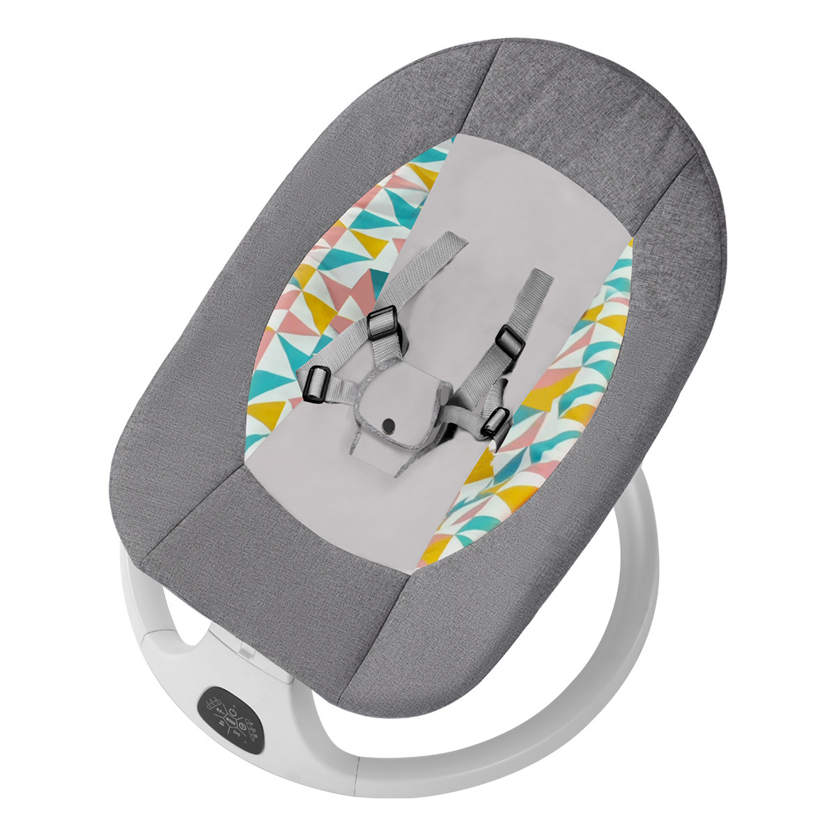 Silla mecedora inteligente popular transfronteriza para bebés, cuna multifuncional para recién nacidos que induce al sueño, silla mecedora musical relajante para bebés