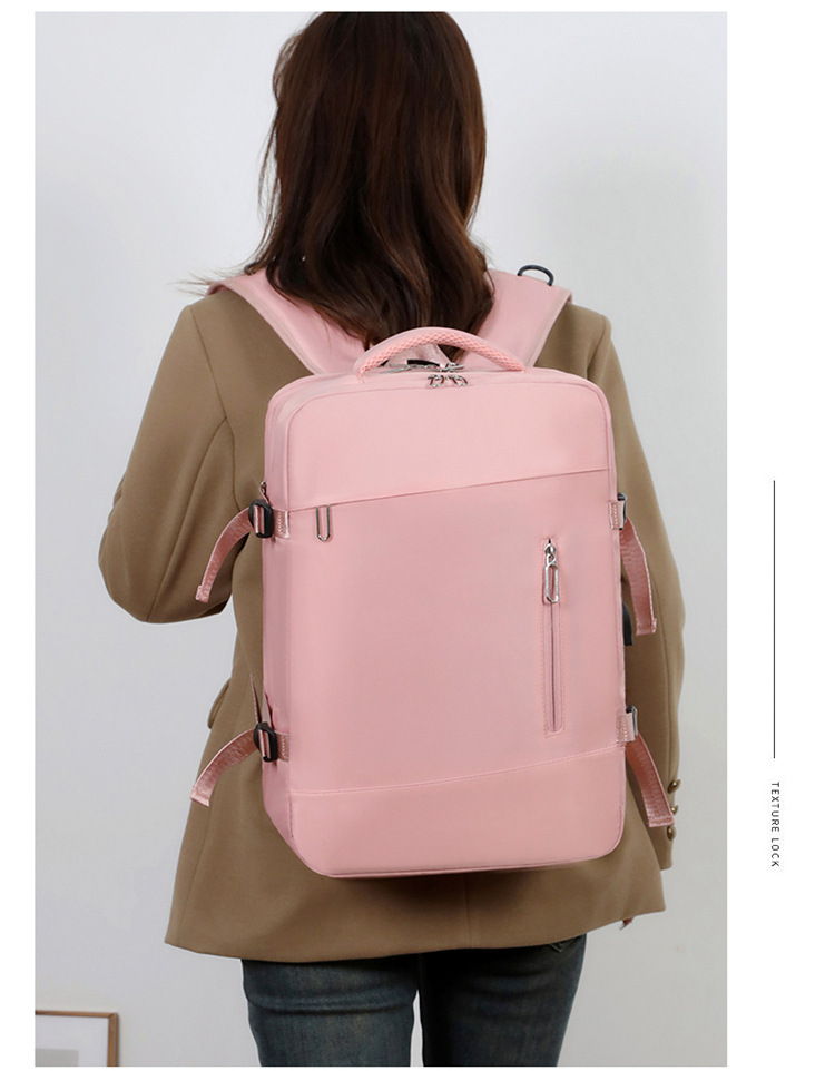 Cross-border wholesale casual business backpacks for men and women, high-end multi-functional computer bags, fashionable and simple travel backpacks undefined
