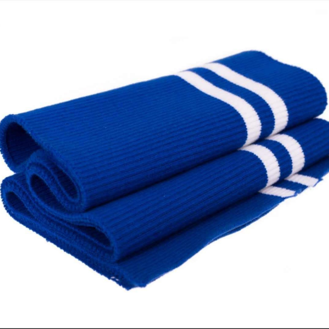 供应假弹力皮夹克用针织罗纹双面服装辅料涤纶衣服编织柔软