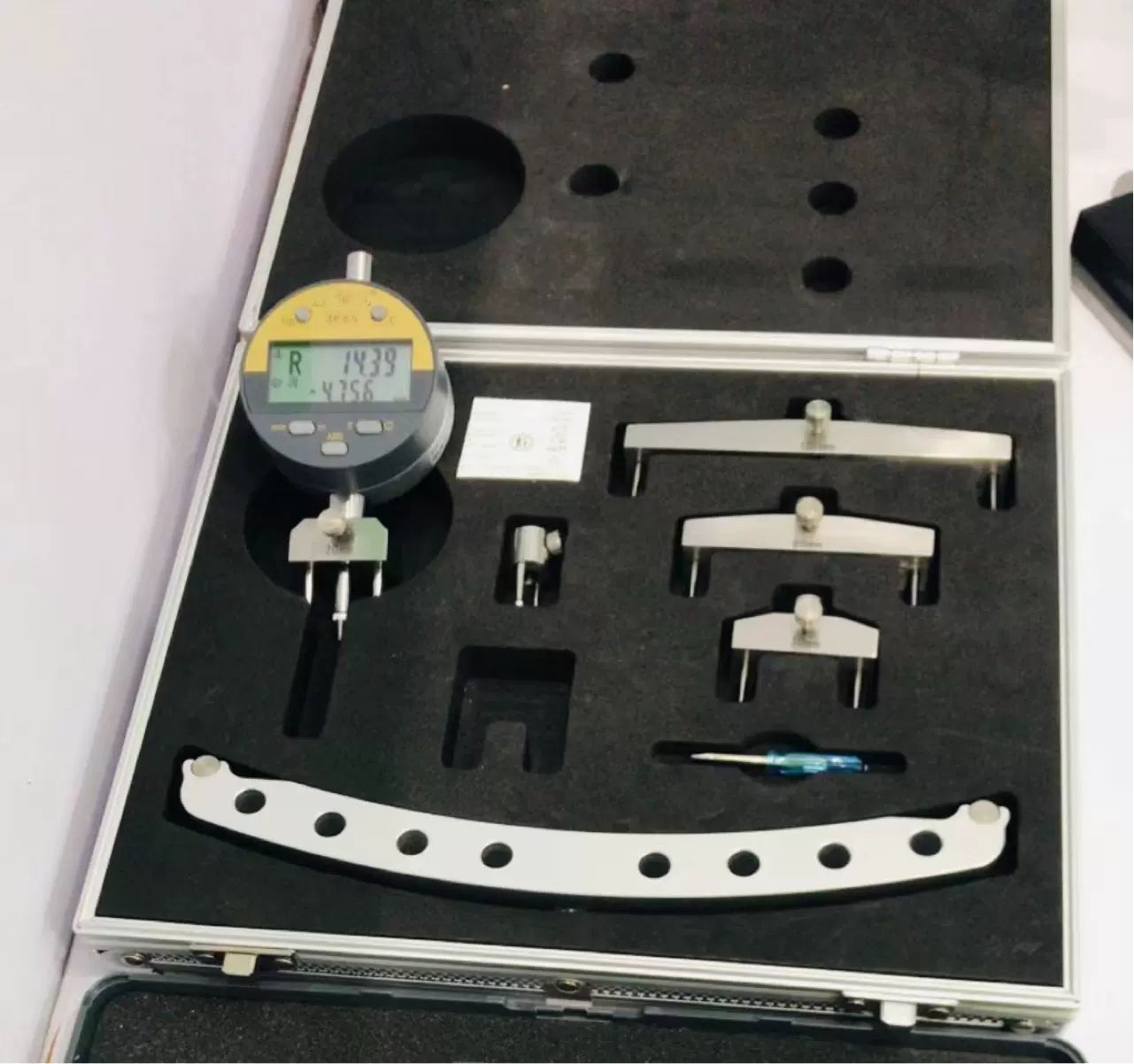 IP65防水千分表0-12.7R规 6.5-1000电子半径量表 3000数显半径规