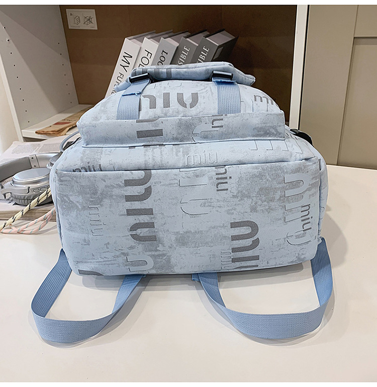 Lightweight Fashionable New Model Backpack 2026 Large Capacity Graffiti Student Backpack Casual Trendy Daily Commute School Bag