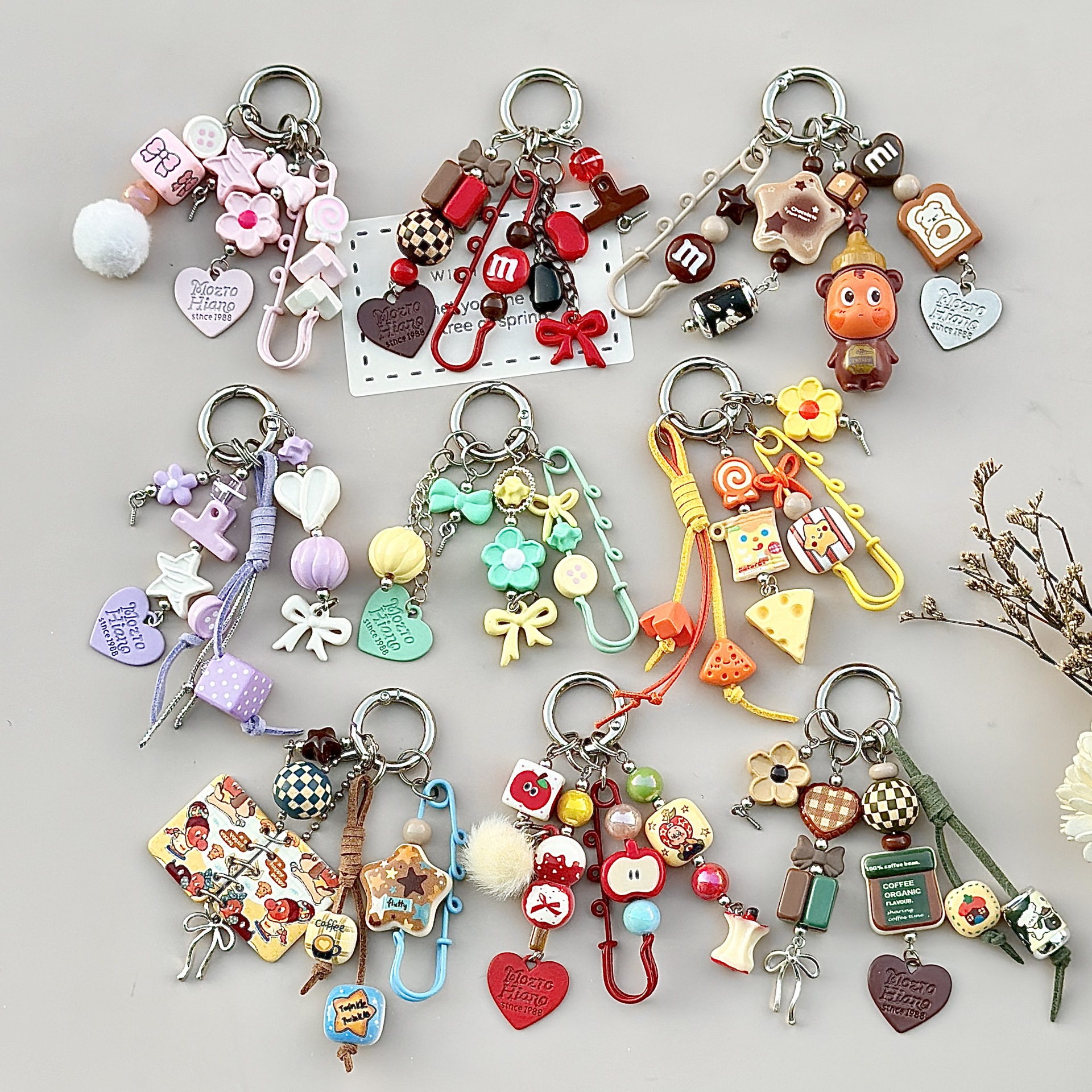 小红书同款萌粒小滴溜直播间多巴胺手机链包挂配饰创意小众钥匙扣