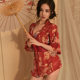Sexy Lingerie New Set Sexy Japanese Style Kimono Women's Passion Uniform Deep V Temptation Print Thin Bathrobe