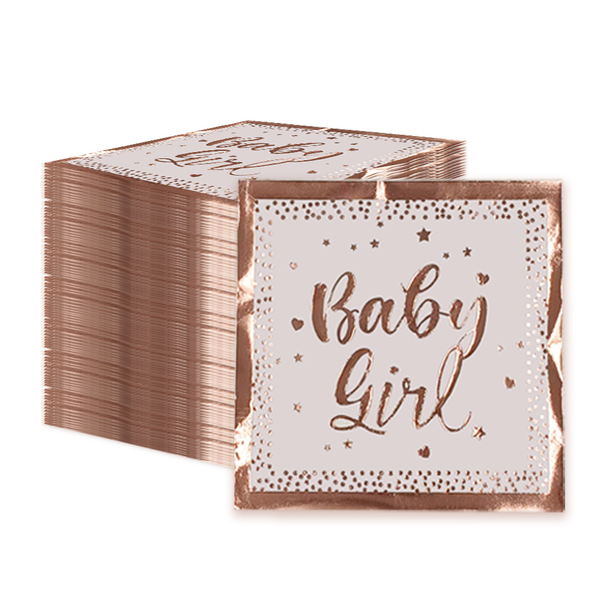 Fuente de la fábrica fiesta de cumpleaños taza de papel de oro desechable 300g Tarjeta de papel pastel Placa de papel plato de fruta plato de papel