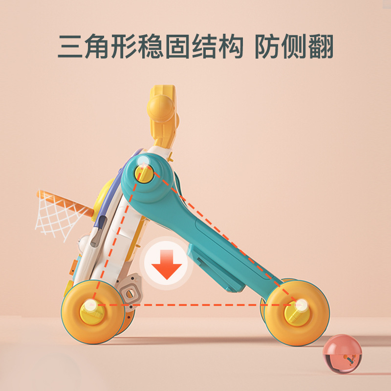 Huang Er baby walker multifunctional Walker hand push toy anti -0 leg trolley wholesale
