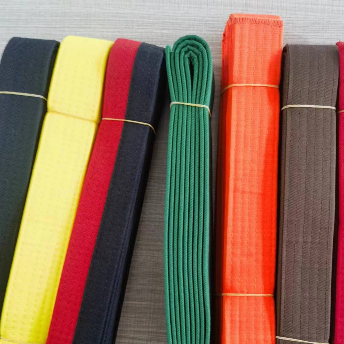 Directly Supplied from the Manufacturer, Colorful Taekwondo Belts, Customizable Embroidered Belts