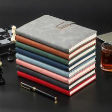 a5软皮PU笔记本定制Logo简约广告礼品商务b5记事皮面软抄本定做A6