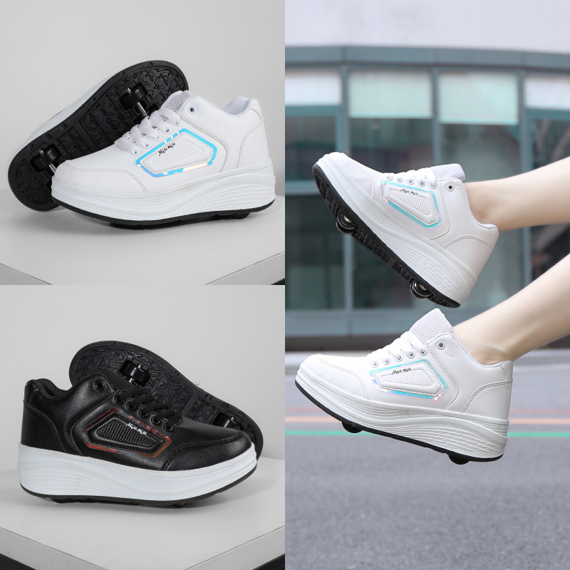 Children's invisible skates for boys on four wheels