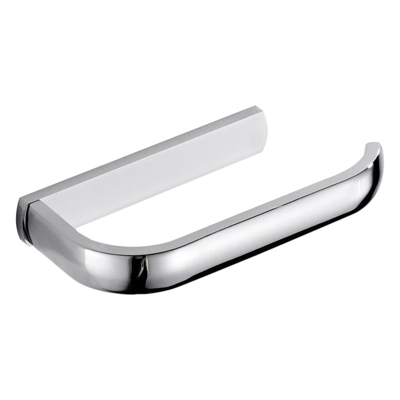 Plata brillante superventas cuarto de baño de latón cromado titular de papel higiénico marco caja de rollo caja