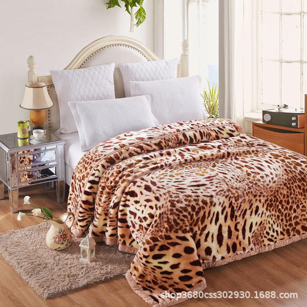 골드 레오파드 프린트