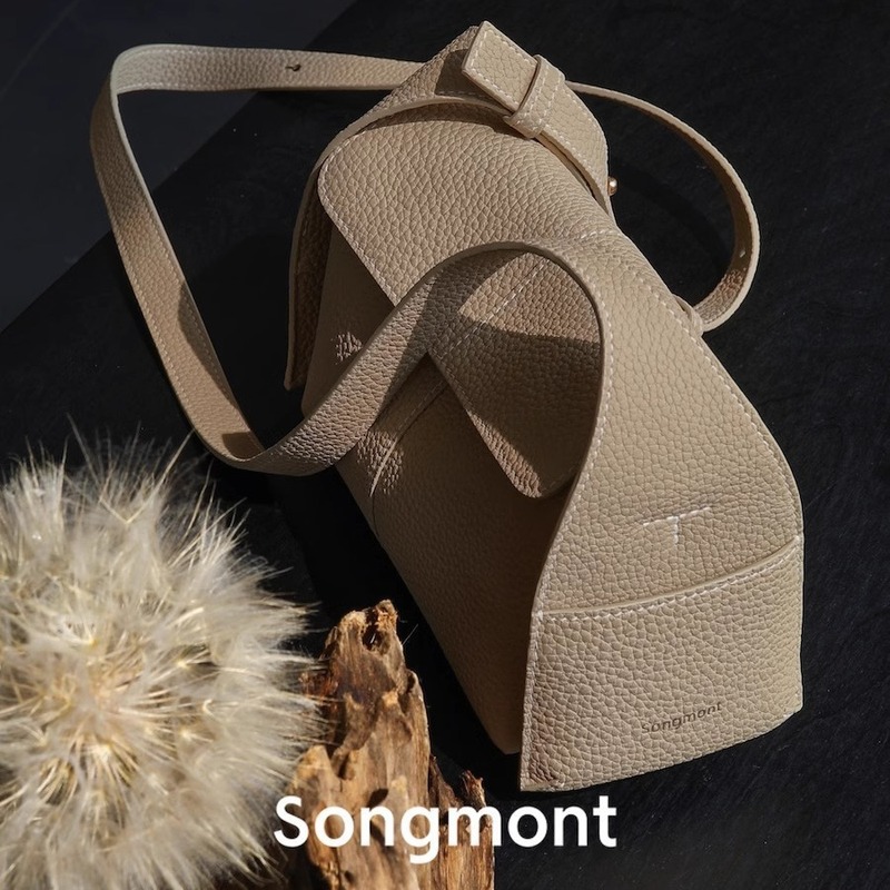 Songmont山下有松挂耳系列屋檐包真皮hobo女包通勤百搭单肩斜挎包|undefined