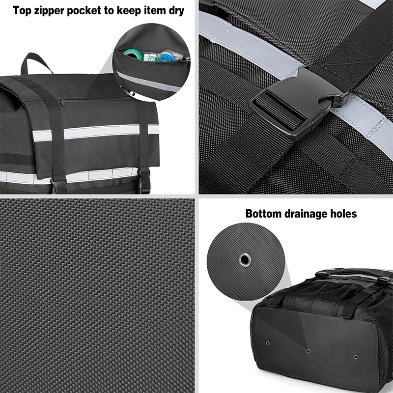 Transfronterizo vehículo todoterreno neumático bolsa de almacenamiento bolsa de colgar bolsa de reparación de automóviles bolsa de almacenamiento de herramientas de emergencia de tela de Oxford de gran capacidad