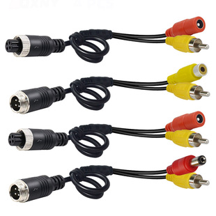Fast shipping aviation transfer line aviation line audio line AV line aviation head to RCA, DC line