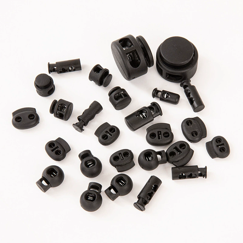 Спотовая пружинная пряжка пластиковая пуговица с одним отверстием