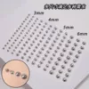 Silver self-adhesive 165 pcs