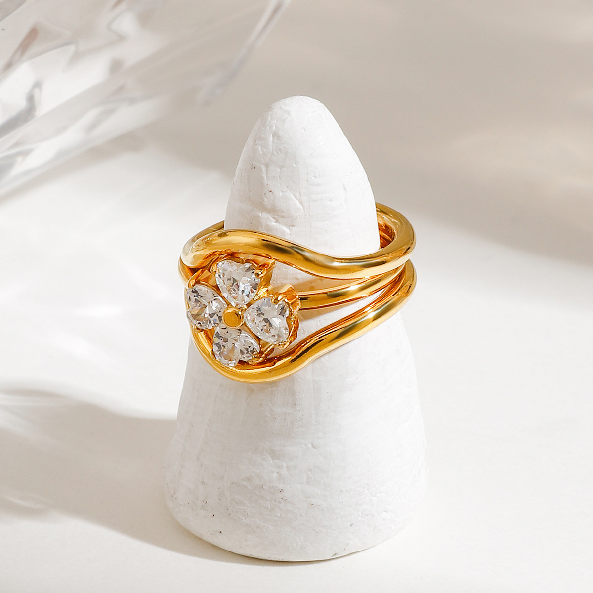 9g Weight Rings Classification One Size Ring Size 1 Piece Quantity Holiday, Daily Occasion 304 Stainless Steel Material Geometric Pattern All Seasons Season Women's Gender Plating Design Retro, Classic Style Style Wholesale Jewelry Retro Classic Style Geometric 304 Stainless Steel Plating Rings 13