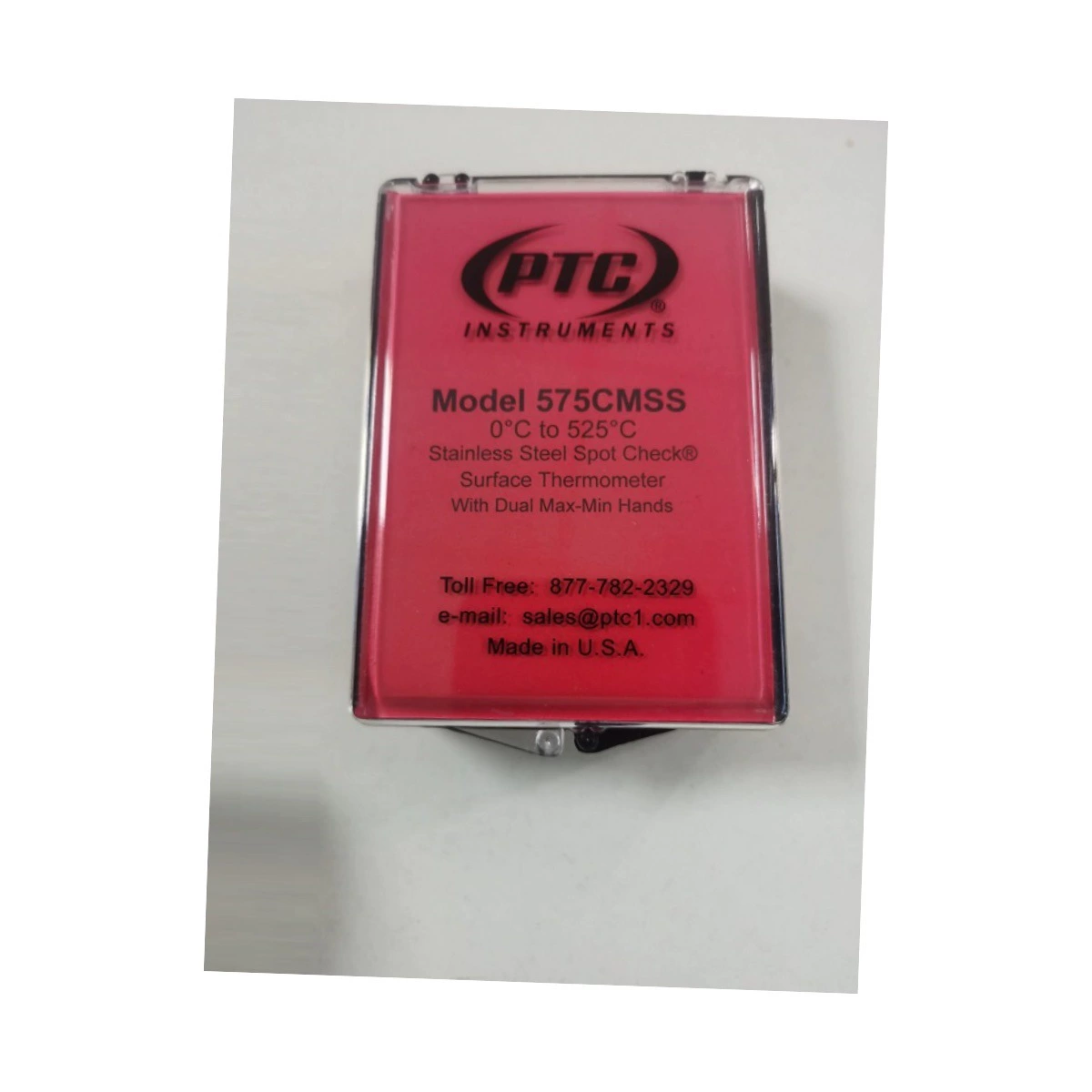 Американский магнитный поверхностный термометр PTC Модель: 575CMSS, номер библиотеки M380118