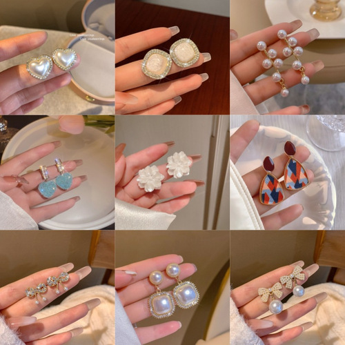 Chic and Eye-Catching Women's Earrings - 2024 New Fashion Trend Elegant Light Luxury Matchable Stud Earrings and Drop Earrings for Autumn/Winter