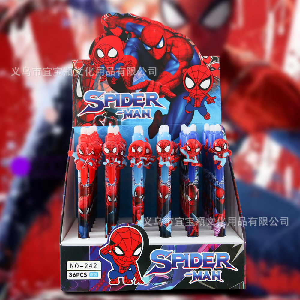 Spider-Man 3D Silinən Gel Qələm, Uşaq üçün Məktəb Qələmi
