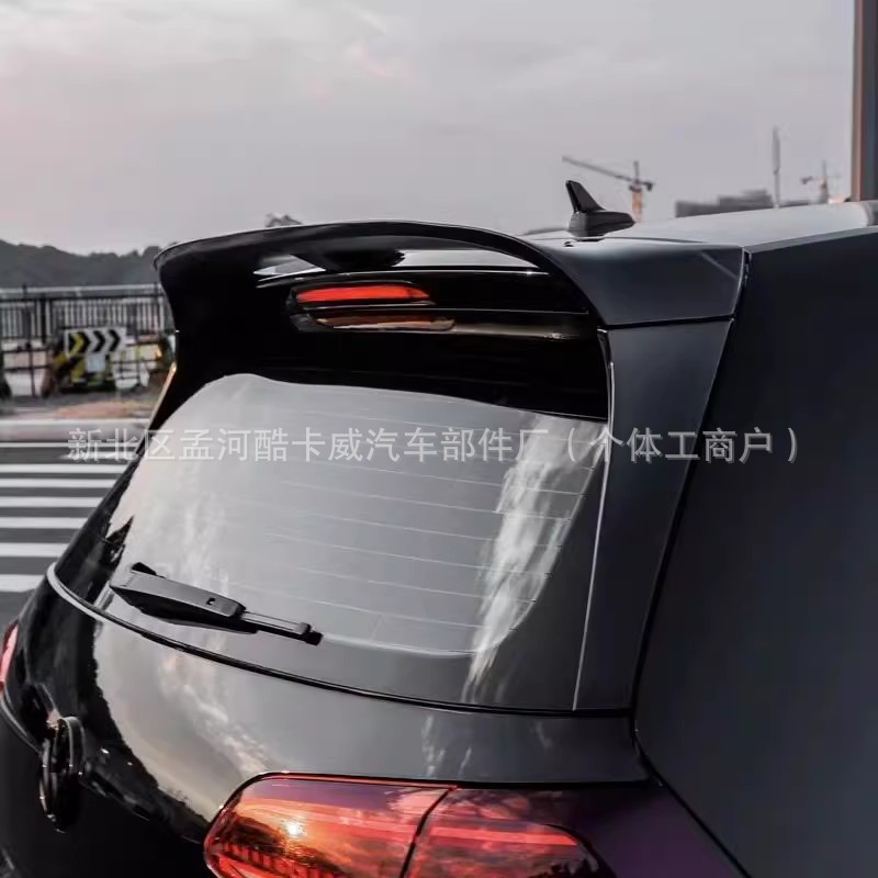 Suitable for Golf 7 Rear Wing High 7/7.5 Rline Volkswagen Golf 7Gti Carbon Fiber Pattern Cs Rear Wing
