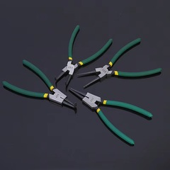 Internal and external dual-purpose circlip pliers, industrial circlip pliers, multi-functional expansion pliers, retaining ring pliers, yellow pliers, 4-piece set pliers