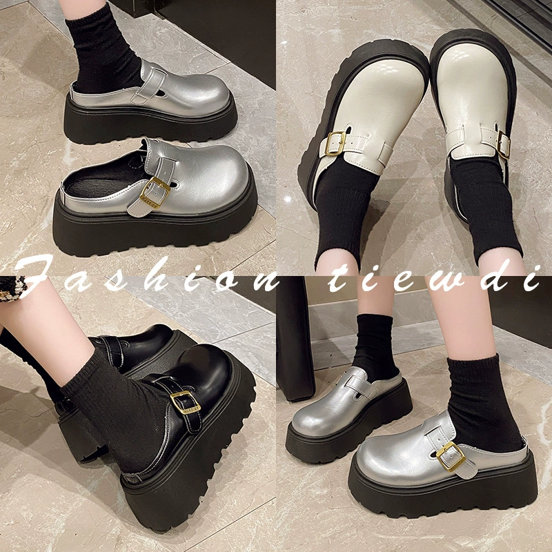 Французский повседневный стиль дикие ботинки Birken 2025 новые ботинки из бобов на толстой подошве