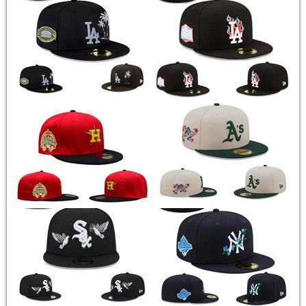 2024 comercio exterior nuevo equipo de béisbol masculino y femenino de LA Dodgers NY gorras de béisbol con tapa completa Baile callejero juvenil gorra de ala ancha