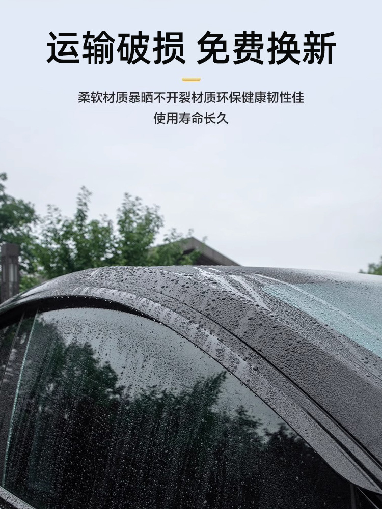 Suitable for Deep Blue S07 car window rain guards, modified exterior accessories, S07 rain guards, available for dropshipping