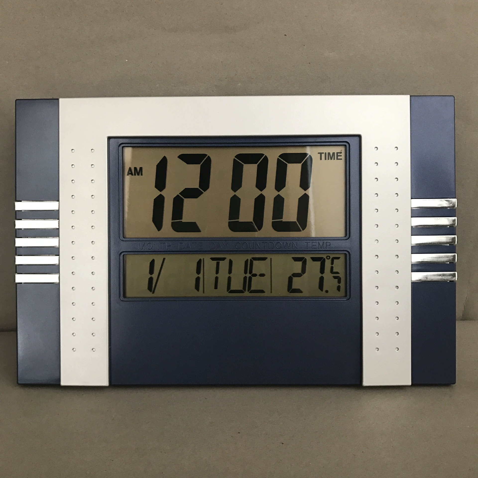 Завод в наличии большой экран настенные часы цифровой вечный календарь будильник вертикальные электронные часы