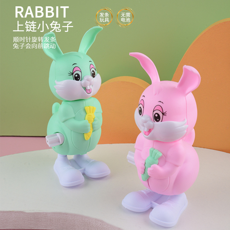 Primavera sinuoso conejo juguete saltar conejo lindo de dibujos animados juguetes de los niños juguetes educativos al por mayor