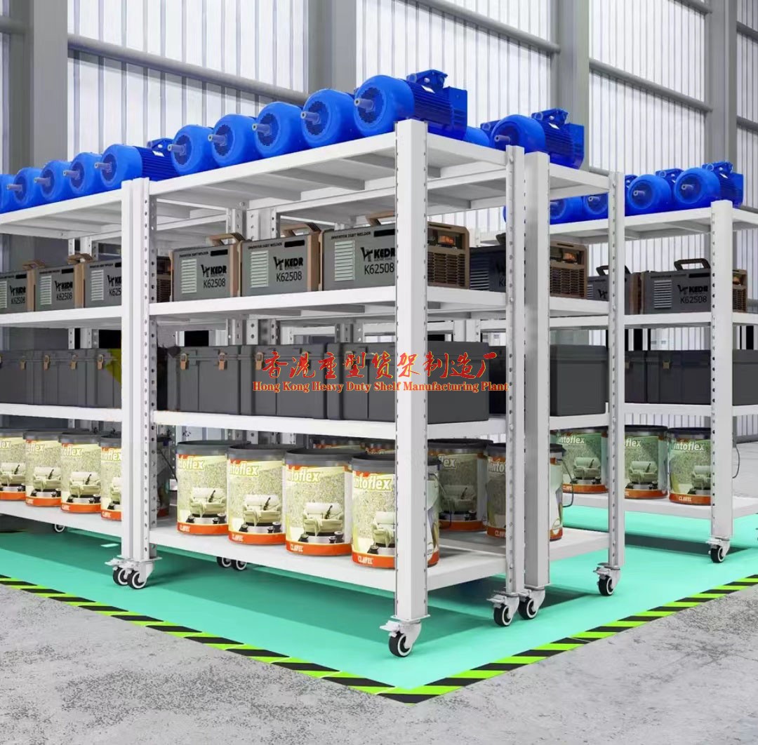 [무거운 보관] 길이 80* 폭 40* 높이 163 4겹 - [흰색 + 범용 바퀴]